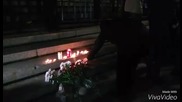 запалиха свещи в памет на Тодор