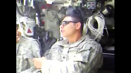 Soldier singing barbie girl 