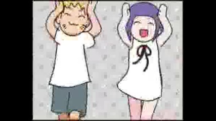 Naruto And Hinata Caramelldansen Chibi