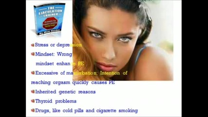 Natural cure for delayed ejaculation