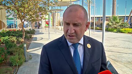 Румен Радев в Египет