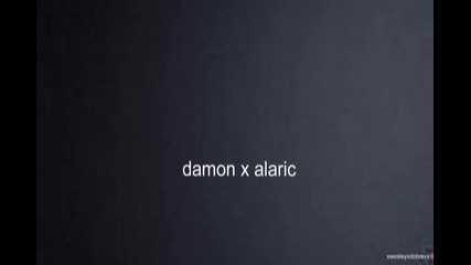 Damon x Alaric I really miss the time when I was beside you