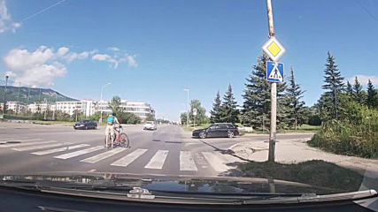 За малко сгазен човек