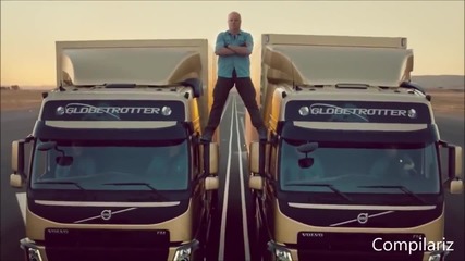 Смешна пародия на рекламата на камиони Volvo с Чък Норис