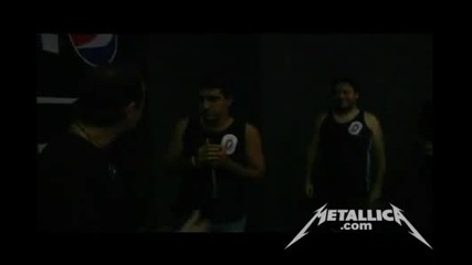 Metallica - Meet and Greet - Porto Alegre - January 28th 2010 