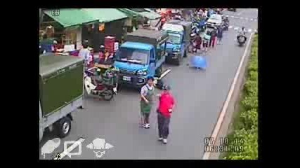Accident on Road