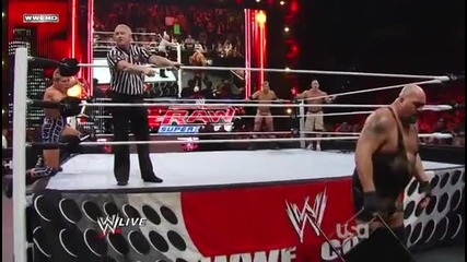 Wwe Raw 2.1.2012 John Cena Big Show And Zack Ryder Vs Jack Swagger Mark Henry And Kane