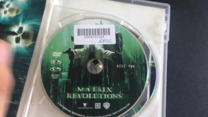 Българското Dvd издание на Матрицата Революции (2003) Съни Филмс 2004