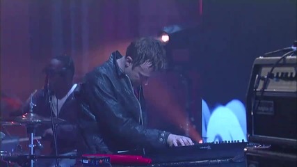 Gorillaz - Glitter Freeze (live on Letterman) 