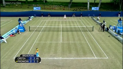 Sorana Cirstea - Tsvetana Pironkova R2 Birmingham 2013