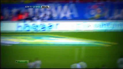 Втория гол на Кристиано Роналдо срещу Атлетико Мадрид