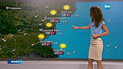 Прогноза за времето (13.09.2016 - обедна емисия)