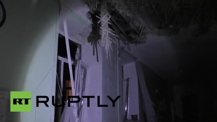 Ukraine: Fire rages after Donetsk shelling, residential homes battered