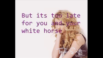 Taylor Swift - White Horse lyrics + download link 