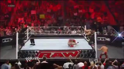 Daniel Bryan & Lord Tensai vs Cm Punk [handicap Match]