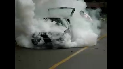 Mk2 Golf Turbo Burnout 