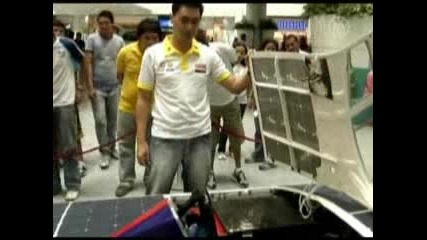 Solar Car Unveiled in Manila, The Philippines 