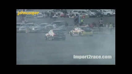 Subaru Impreza Wrx Sti vs Scion tc V8 - Formula Drift 