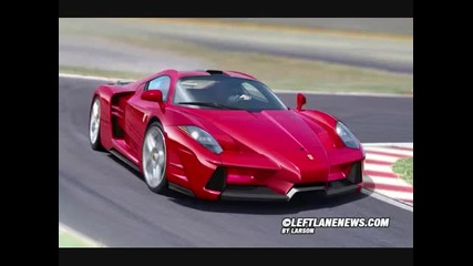 2010 Ferrari Enzo Teaser Pictures With Old 2002 Enzo V12 Exhaust in the Background 