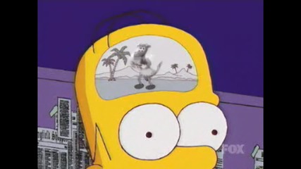 Homer Simpson in deep thought
