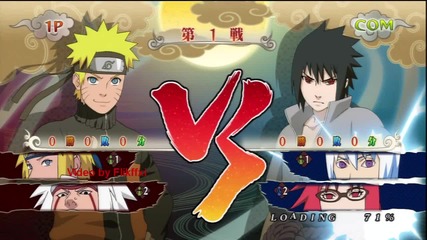 Naruto ninja storm generations - Naruto (в нормарна форма) Vs Sasuke (в Susanoo)