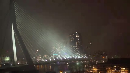 Vuurwerk Rotterdam 2011 Erasmusbrug 