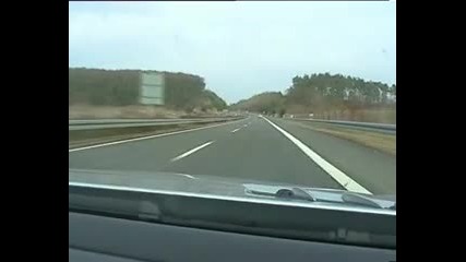 Уникат! Mercedes Sl 500 Amg exhaust system on Autobahn 