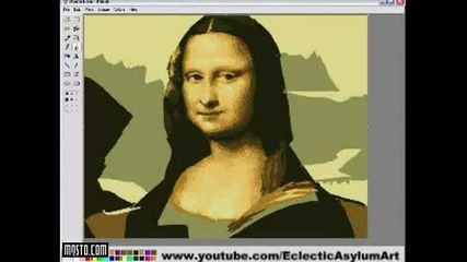 Ето Как Да Нарисуваме Mona Lisa На Paint