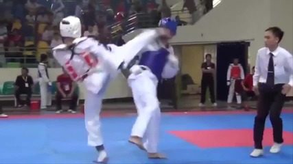 Taekwondo Knock outs [за Хора със слаби сърца]