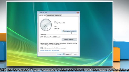 Windows® Vista update error 80072f8f