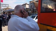 Автобус с пътници пламна в центъра на Варна