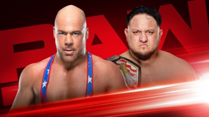 Kurt Angle to battle Samoa Joe tonight on Raw: WWE.com Exclusive, March 25, 2019