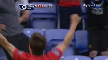 22.08.09 Уигън Vs Манчестър Юнайтед - 0:5 - Оуен Гол