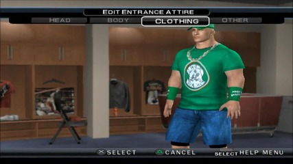 Wwe svr 2011 John Cena Caw Extreme Rules Attire Hd