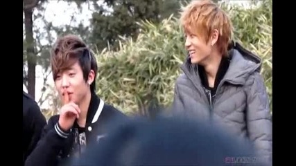 [fancam] 120226 Changjo and L.joe Ricky s Birthday Party