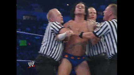 Smackdown 08/07/09 Jeff Hardy напада Cm Punk