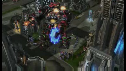 *eксклузивно* Starcraft 2 Terratron City Attack Gameplay