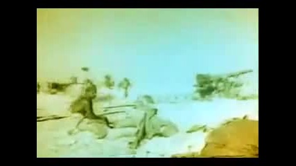 1941 Erwin Rommel Directing Italian Artillery 