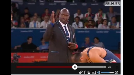 2012 Olympic Games- Freestyle Wrestling, Repechage 84kg, I. Bolukbasi (tur) vs E. Lashgari (iri)