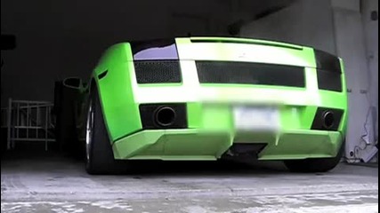 The Green Monster - Lamborghini Gallardo Sound 