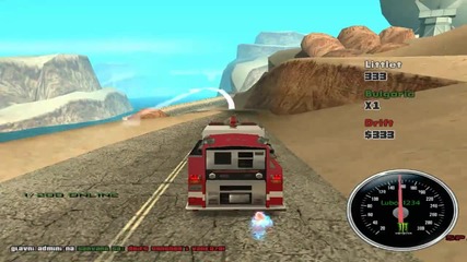 Gta drift with firetruck