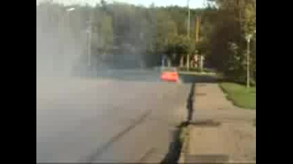 Bmw E30 325 Turbo Burnout