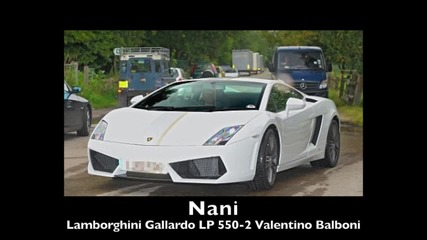 Footballers Cars 2011 - Messi, Rooney, Nani, Balotelli