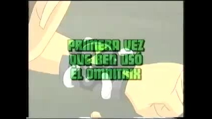 primera vez que ben uso el omnitrix. domigos solo estrenos