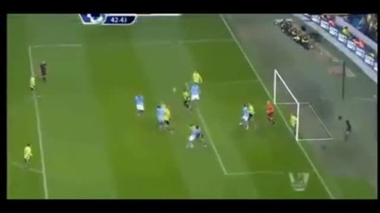 Man City vs Aston Villa 1-0 David Silva 43'