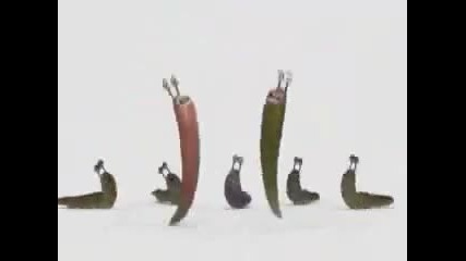 Dancing Slugs пеещи олюви