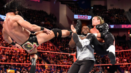 Dolph Ziggler and Drew McIntyre take down Titus Worldwide: Raw, April 16, 2018