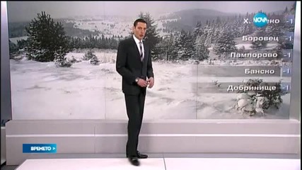 Прогноза за времето (10.02.2015 - обедна)