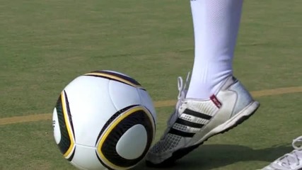 Learn to Knuckle your shot and shoot with Power - how to do Football Soccer skills -
