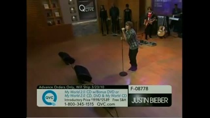 Justin Bieber - U Smile (наживо в Qvc ) 